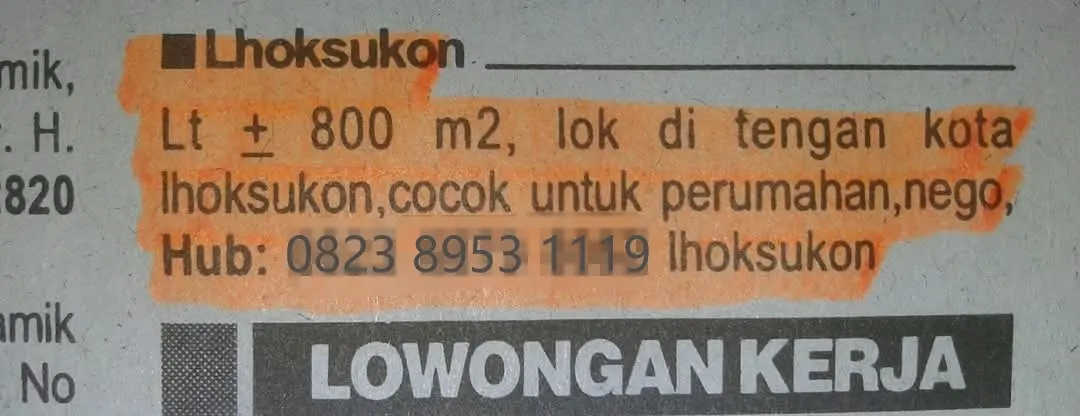 DIJUAL CEPAT TANAH & BANGUNAN!!