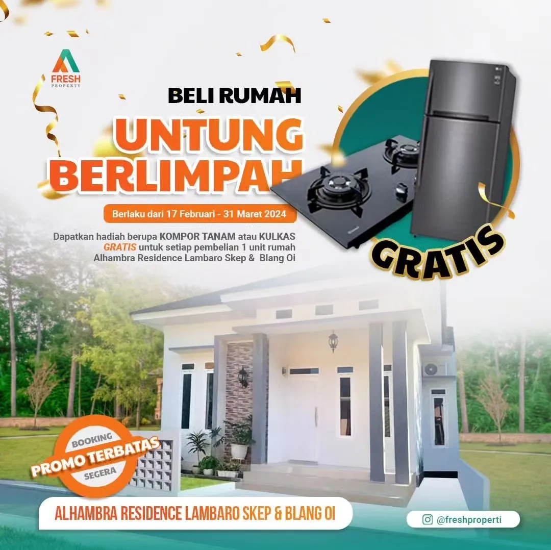 Di jual 4 Unit Rumah Cluster Alhambra Residence Blang Oi, Lokasi Ditengah Kota