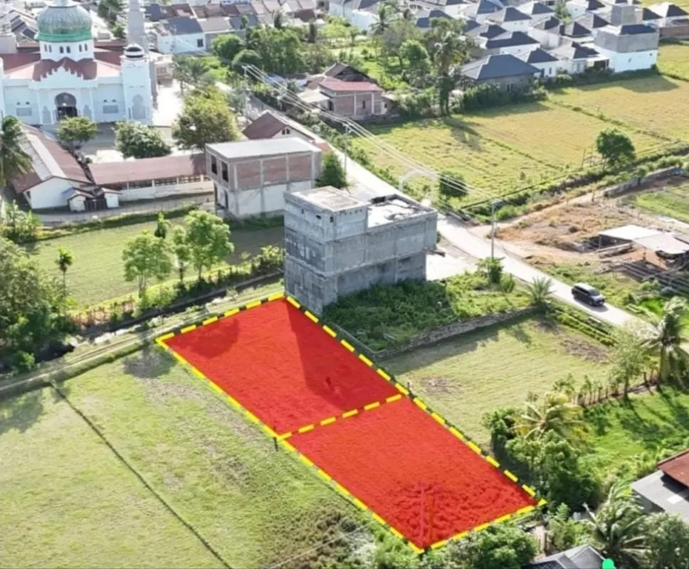 Dijual Kavling Tanah 346 m2 ; Strategis utk Investasi di Gla Meunasah Baro, Krueng Barona Jaya