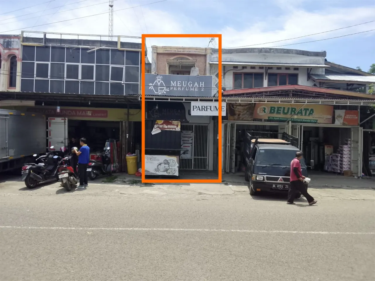 Dijual Toko 1 Pintu 2 Lantai Lokasi Strategis Sekitar Mesjid Oman di Banda Aceh