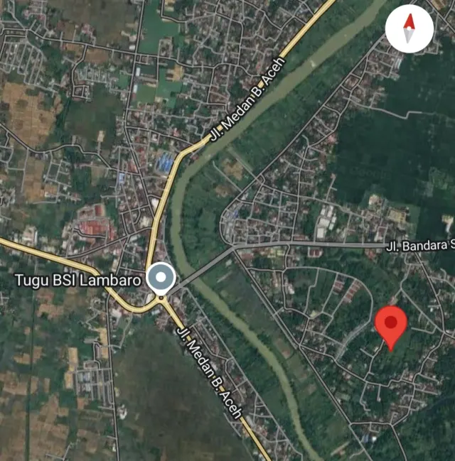 Dijual Tanah 2.100 meter di Pasie Lamgarot Dekat Pesantren Ulee Titie Lambaro Aceh Besar (15 menit ke Banda Aceh) ; 550.000 per meter
