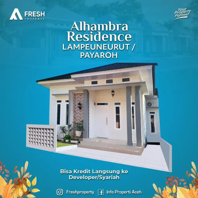 Dijual 1 Unit Rumah Alhambra Residence Lampenurut
