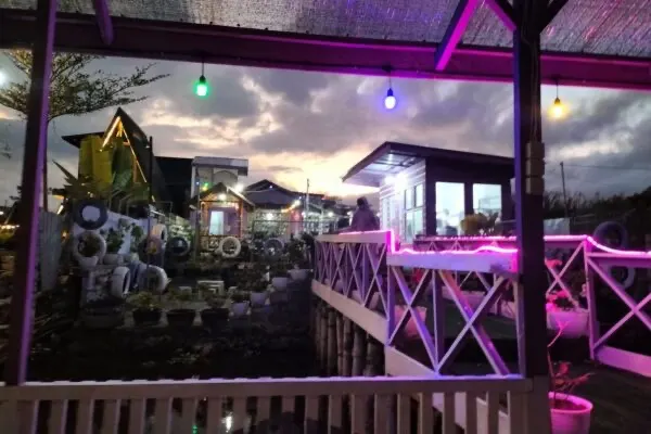 Purple Homestay, Penginapan di Pinggir Danau Laut Tawar