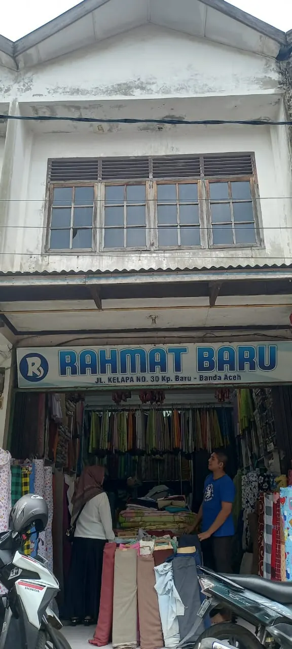 Dijual Ruko Posisi Strategis di Komplek Pasar Kampung Baru, Pasar Aceh, Banda Aceh